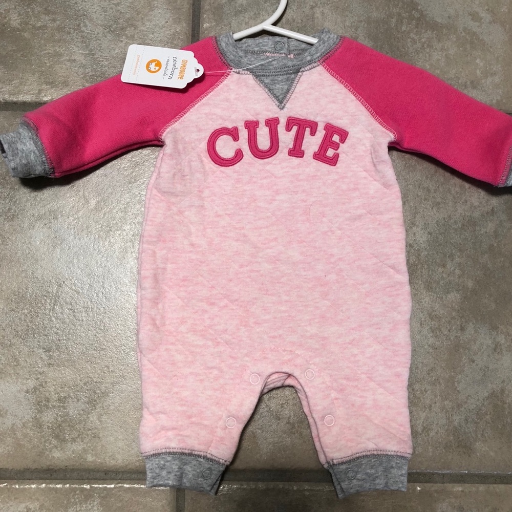Gymboree Quilted Onepiece - Newborn